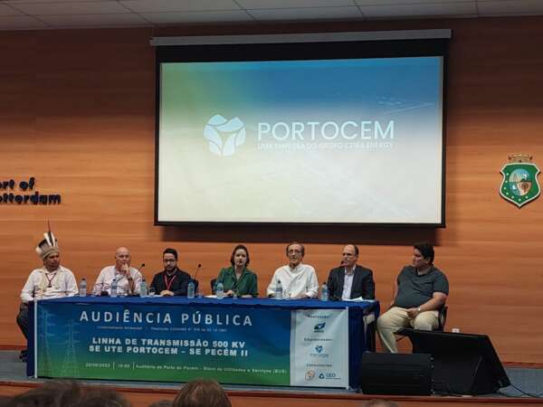 Semace preside audiência pública sobre estudo ambiental da linha de trasminssão para a Portocem