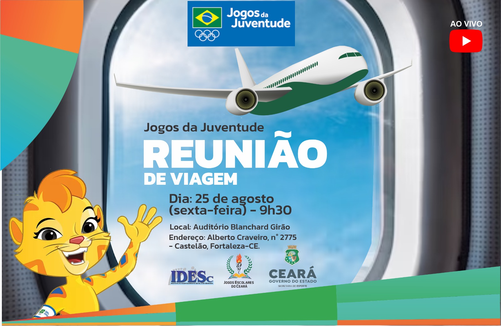 Sesporte realiza reunião de viagem referente à Etapa Nacional dos Jogos da Juventude 2023