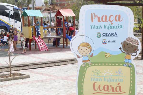 Em Iguatu, Praça Mais Infância alegra crianças e aproxima famílias no distrito de José de Alencar