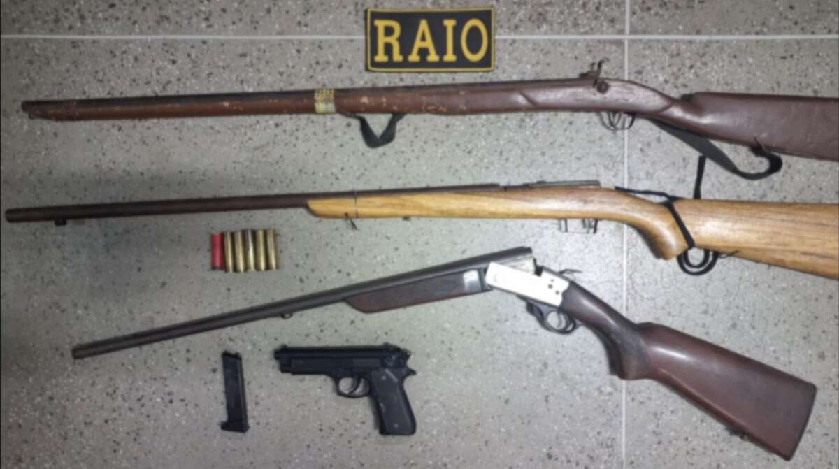 Polícia Militar apreende três armas de fogo, munições e um simulacro em Quixelô