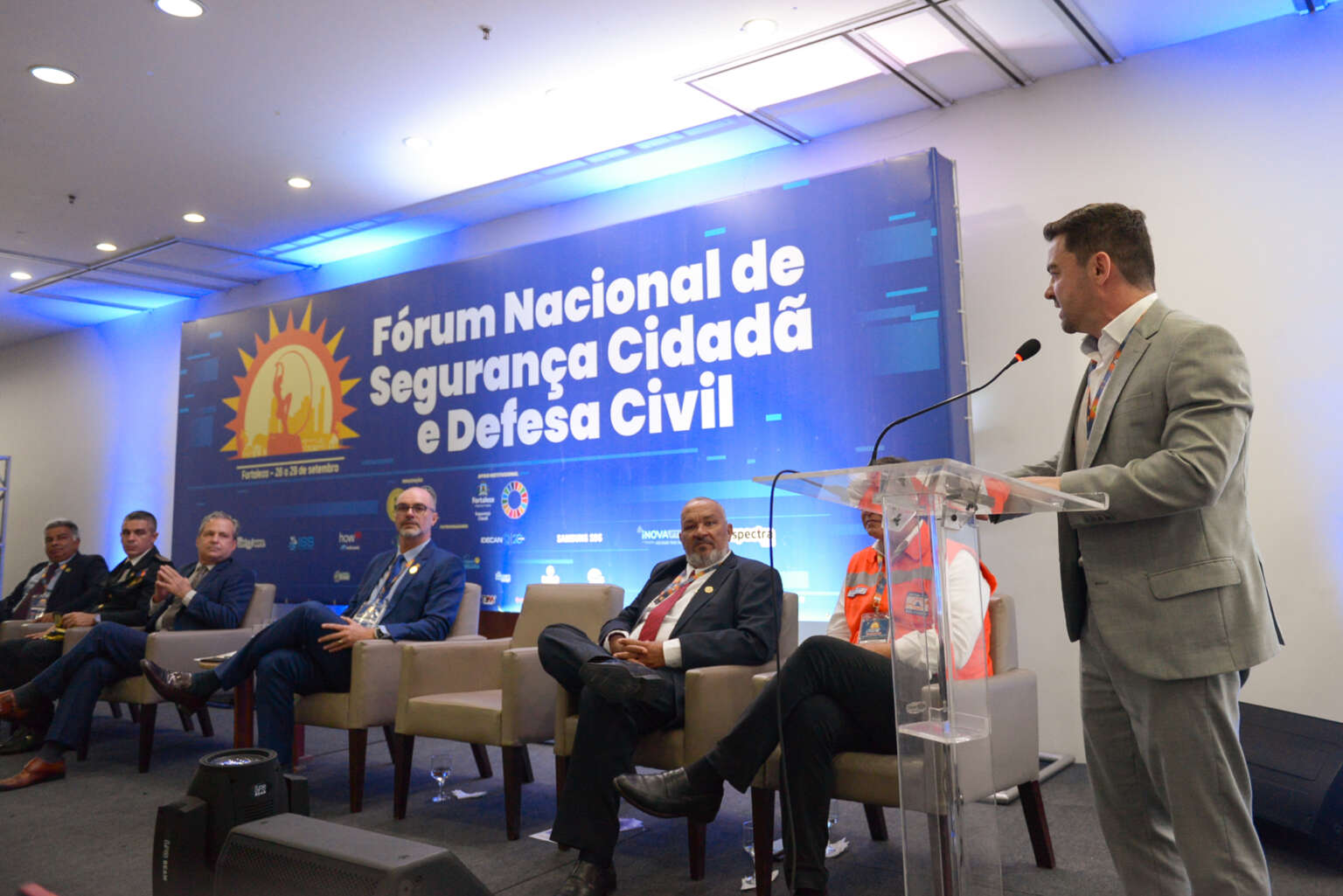 SSPDS e Senasp participam de solenidade de encerramento do Fórum Nacional de Segurança Cidadã e Defesa Civil