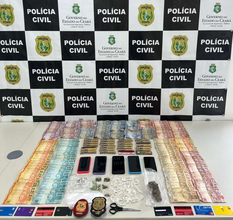 Mulher com extensa ficha criminal é presa pela PC-CE em posse de drogas em Sobral
