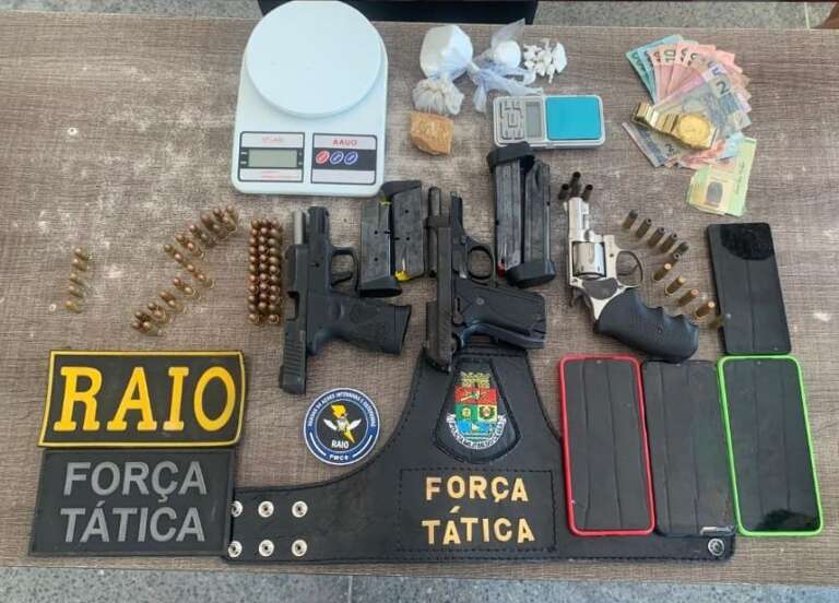 Seis pessoas são capturadas e oito armas e 507 munições são apreendidas durante ações conjuntas em Itarema