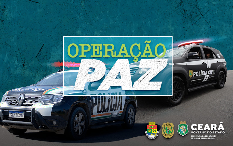 Em dez dias, Operação Paz resulta na captura de 51 pessoas e na apreensão de 29 armas de fogo e 701 munições no Ceará
