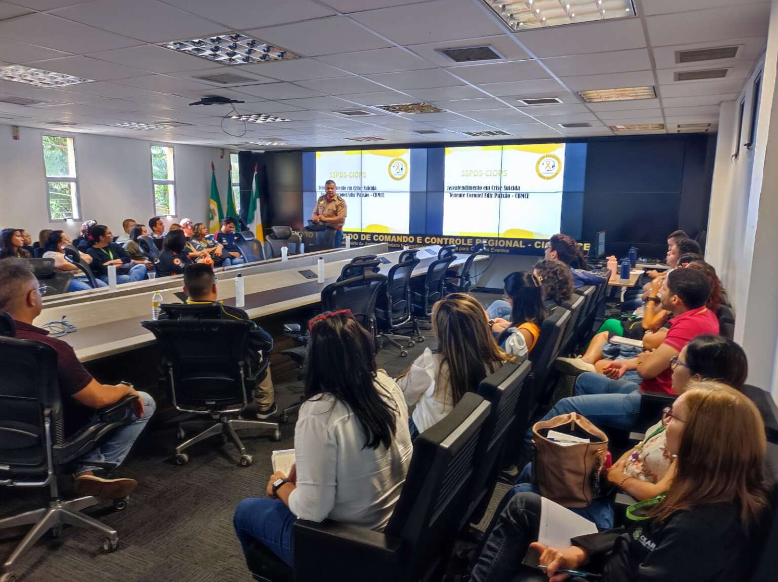 Ligação que salva: treinamento fortalece empenho da Ciops/SSPDS na prevenção ao suicídio