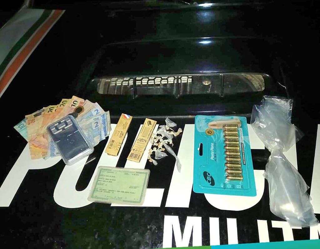 Adolescente é apreendido pela Polícia Militar com drogas e munições em Barroquinha