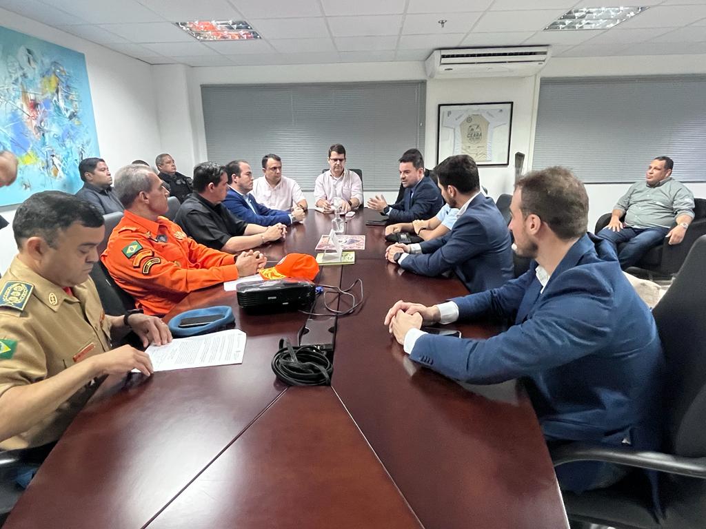 Sesporte participa de reunião de criação da comissão de segurança nos jogos de futebol na Arena Castelão