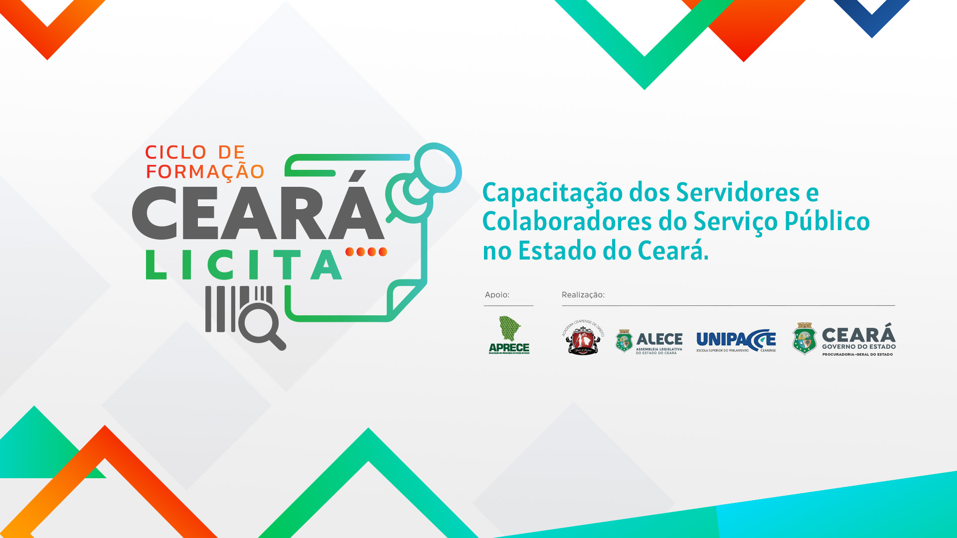 Ciclo de Formação – Ceará Licita começa nesta quinta-feira (26)