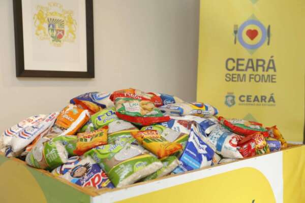 Governo do Ceará lança edital para entidades aptas a receberem alimentos arrecadados no Ceará Sem Fome