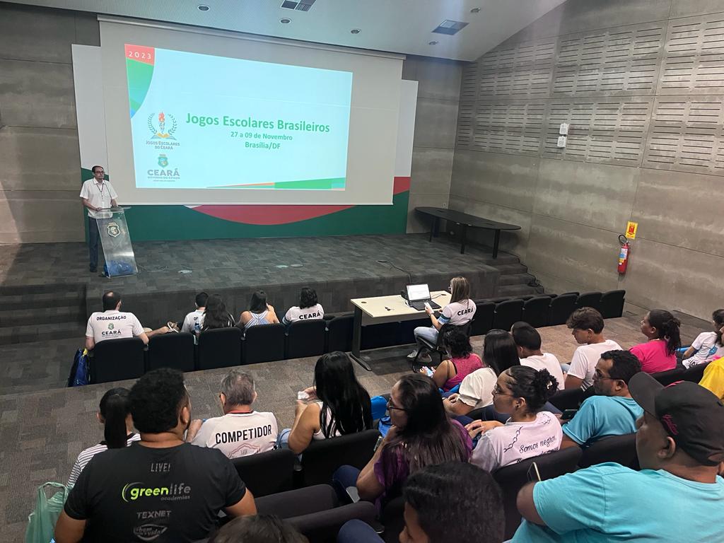 Sesporte realiza reunião para alinhar viagem à etapa nacional dos Jogos Escolares Brasileiros 2023