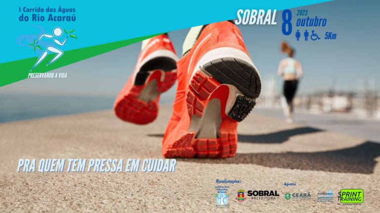 Primeira Corrida das Águas do Rio Acaraú ocorre neste domingo (08), em Sobral