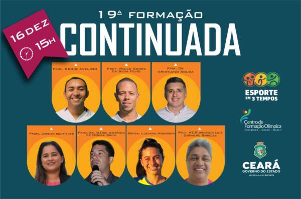 Esporte em 3 Tempos realiza a última Formação Continuada neste fim de semana