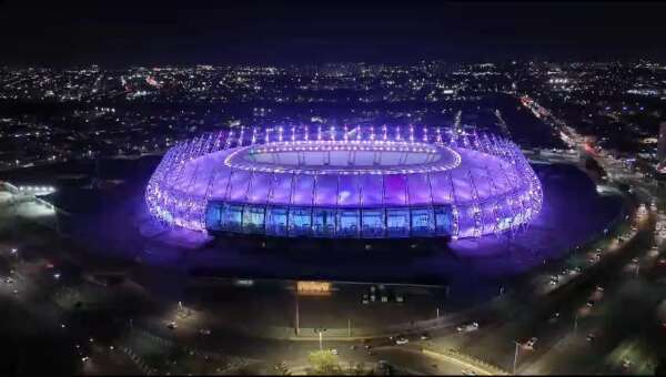 Iluminação cênica da Arena Castelão será um diferencial da próxima temporada