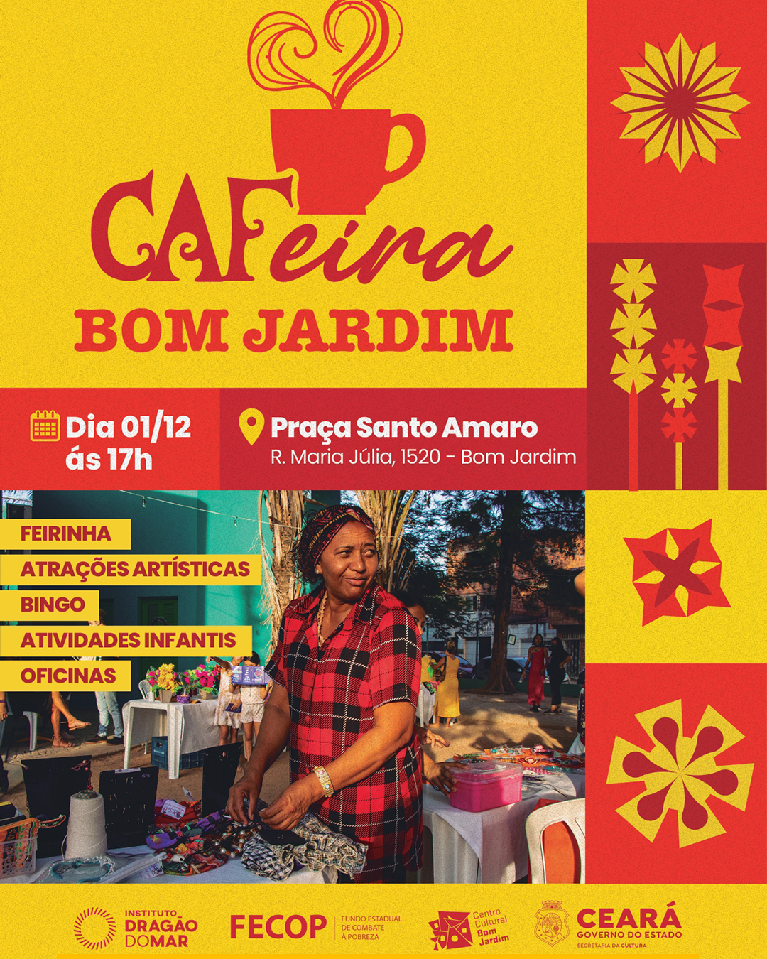 CAFeira Bom Jardim celebra Projeto Café com as Artesãs do CCBJ