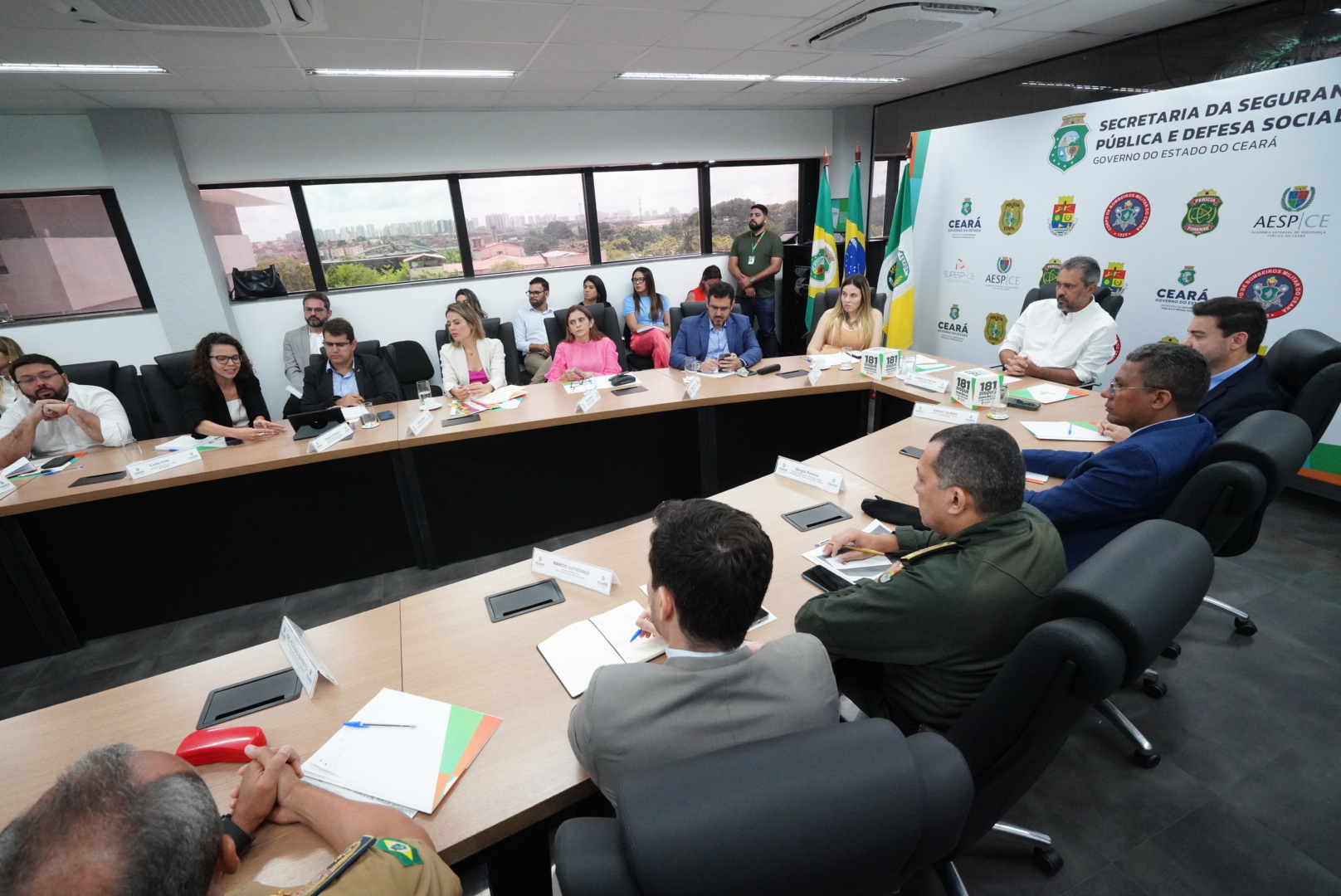 Primeira agenda do Governo do Ceará em 2024 discute ações voltadas para segurança pública