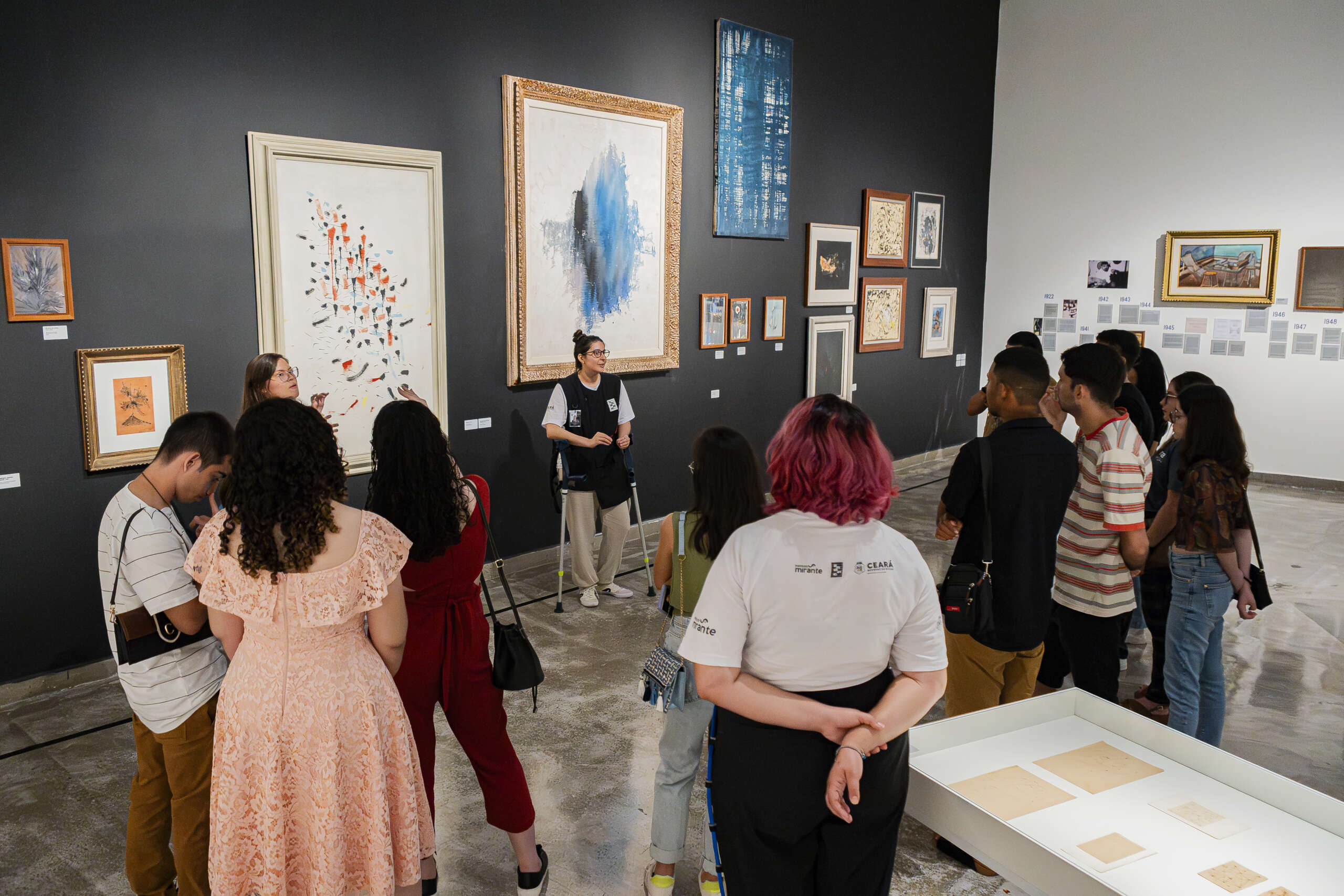 Despedida das férias na Pinacoteca do Ceará traz oficina de bordado e teatro de lambe-lambe