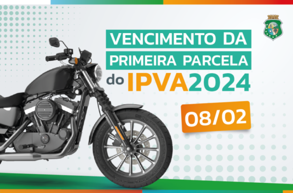 IPVA 2024: 1ª parcela vence nesta quinta-feira (8)