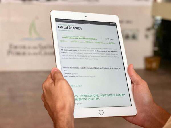 ESP-CE abre inscrições para nova turma de Especialização em Vigilância Sanitária