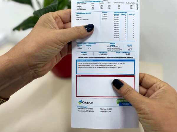 Cozinhas do Programa Ceará Sem Fome estão isentas das tarifas de água e esgoto