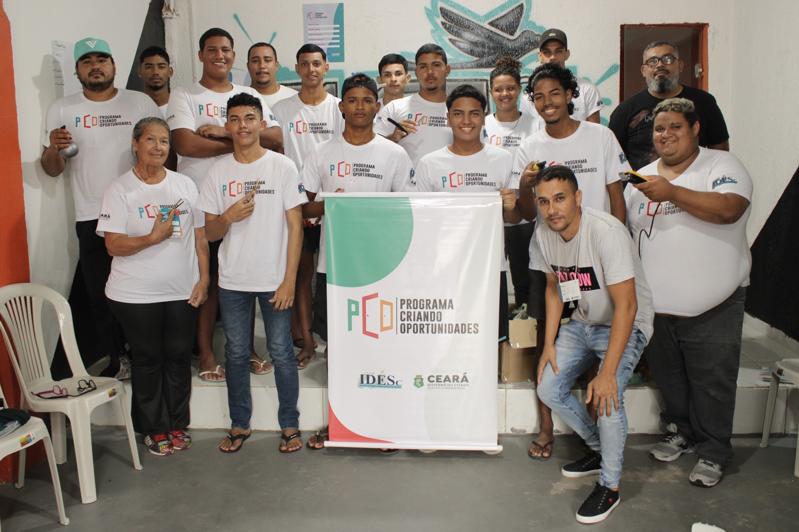 Governo do Ceará leva cursos profissionalizantes para unidades da Cufa em Fortaleza