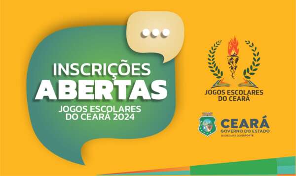 Sesporte abre as inscrições para os Jogos Escolares do Ceará 2024