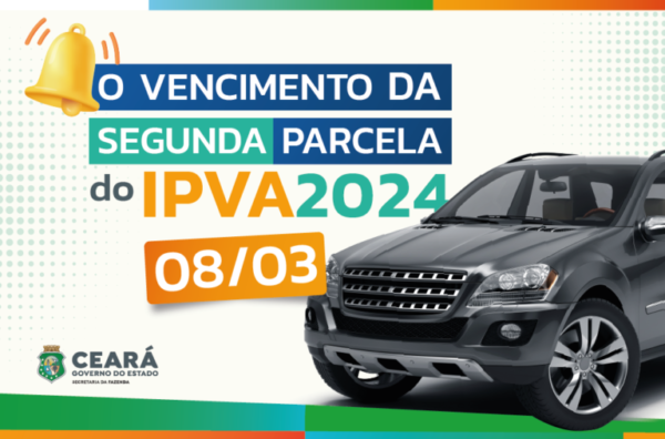 IPVA 2024: 2ª parcela do tributo vence nesta sexta-feira (8)
