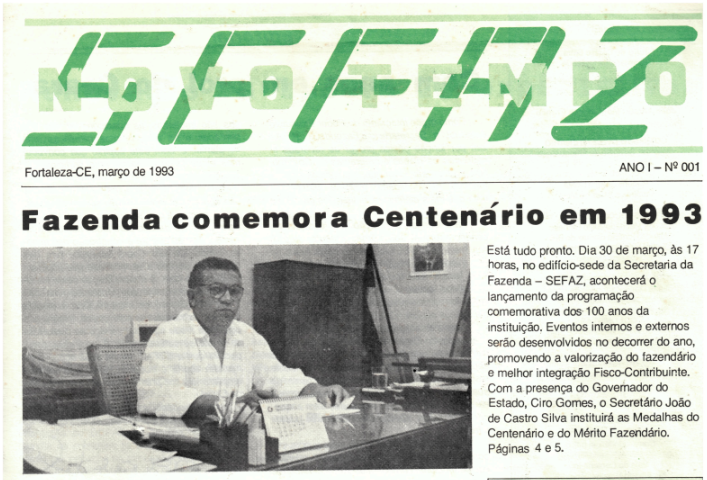Centro de Memória digitaliza jornal Sefaz Novo Tempo