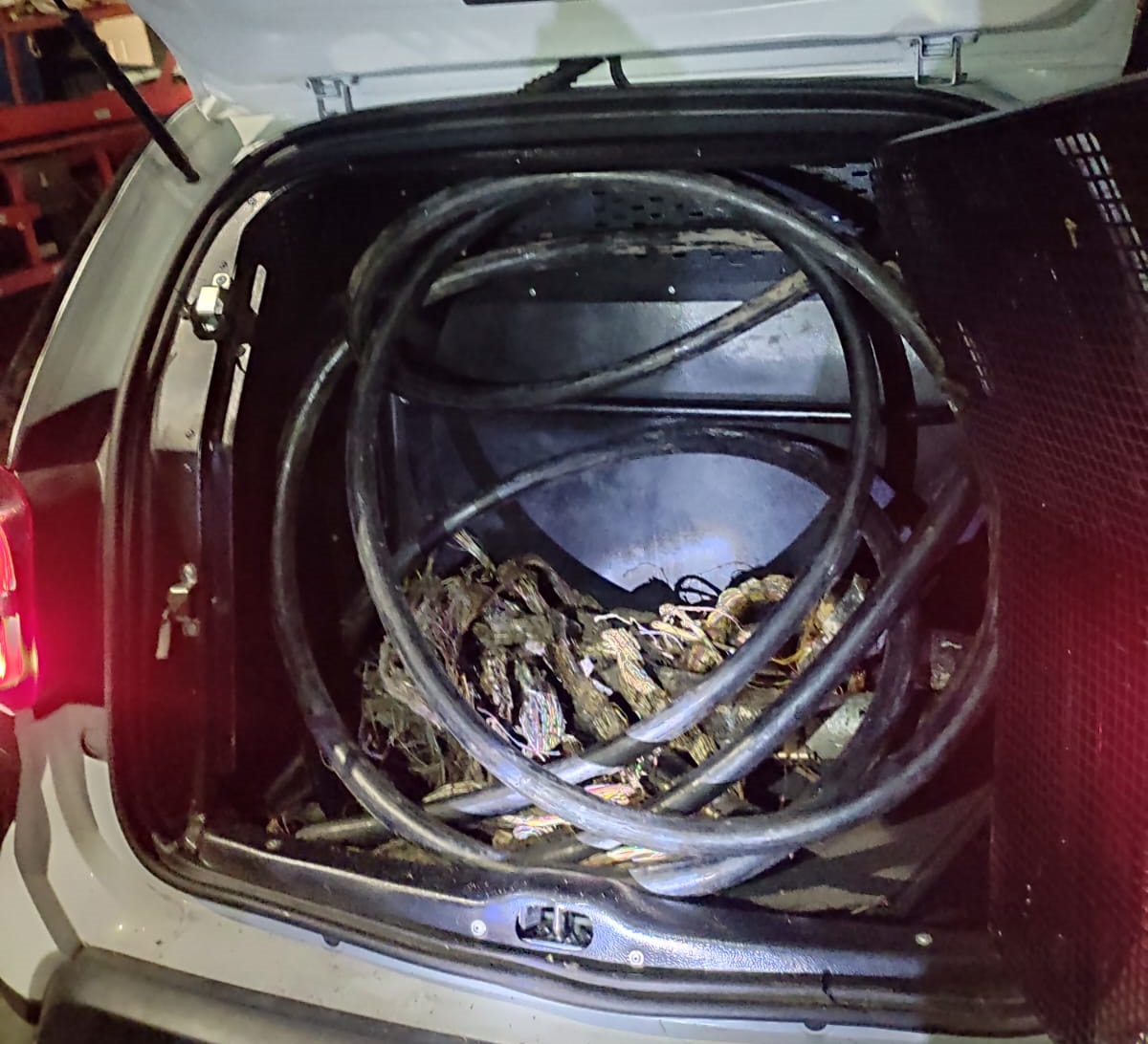 Suspeito de furto de fios é preso em flagrante pela PMCE no Mucuripe