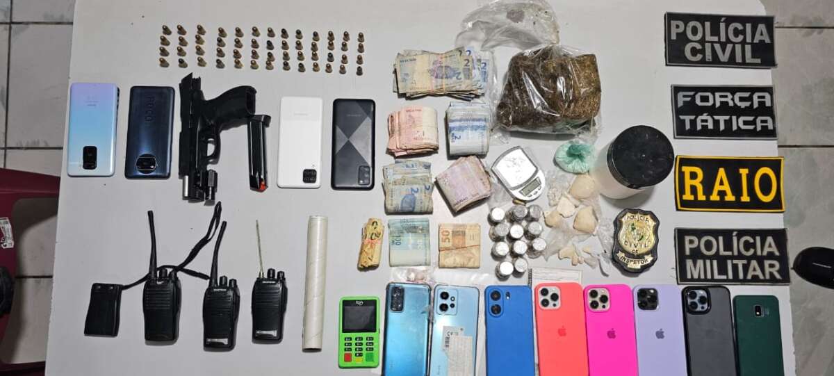 Sete suspeitos de tráfico de drogas são capturados durante operação conjunta em Aracati