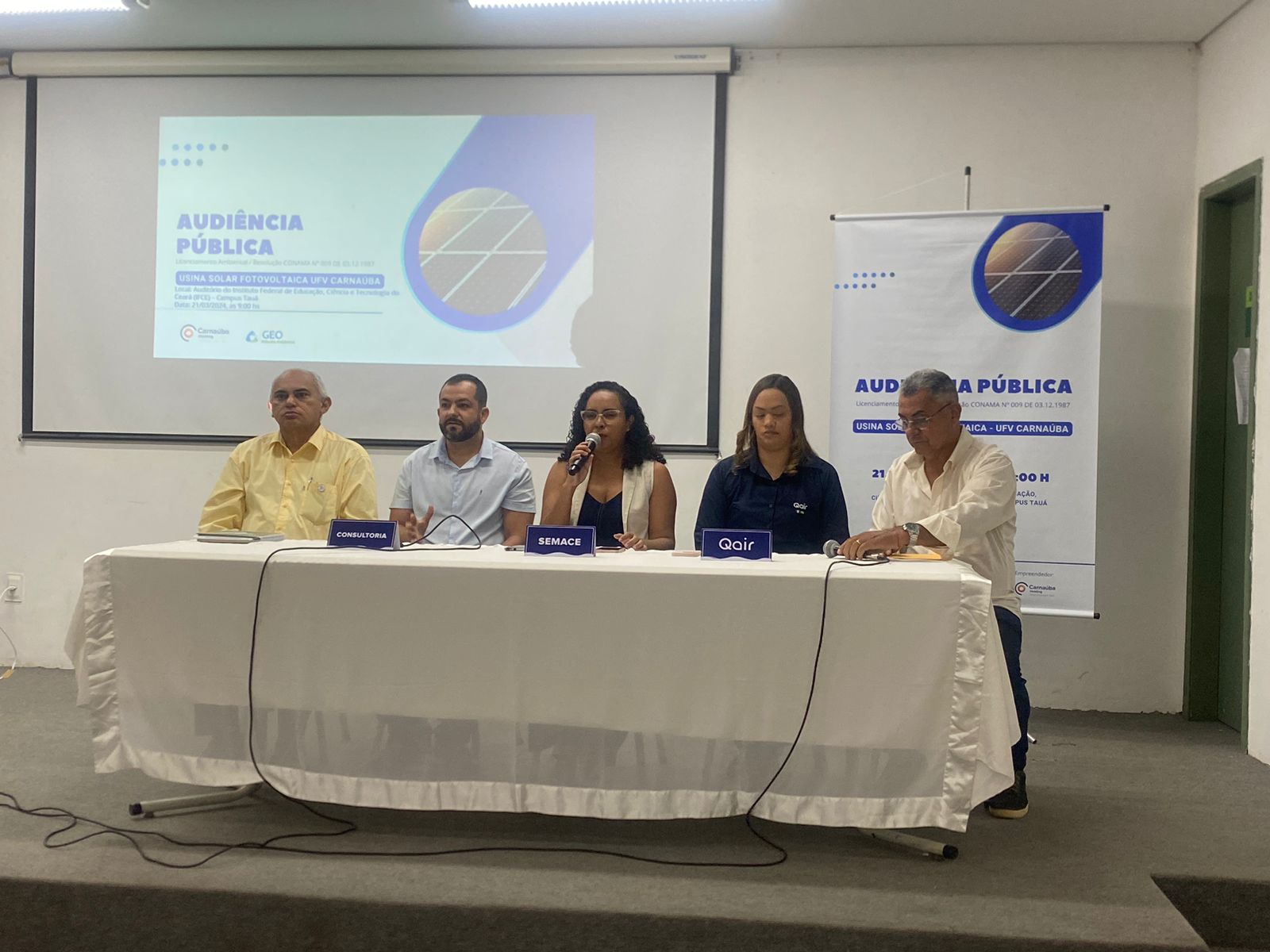 Semace preside audiência pública sobre implantação de usina solar em Tauá