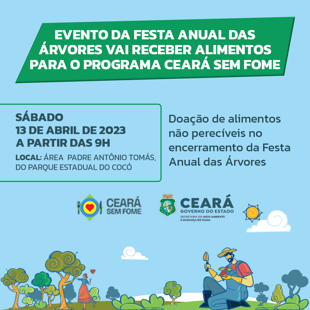 Alimentos para o Programa Ceará Sem Fome poderão ser doados durante encerramento da FAA 2024, neste sábado, no Cocó