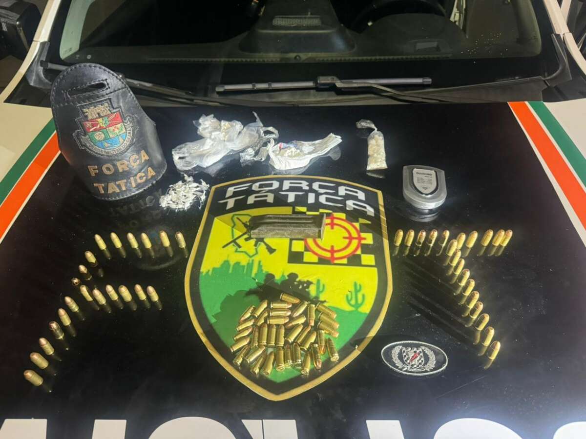 Polícia Militar apreende munições e drogas em Caucaia