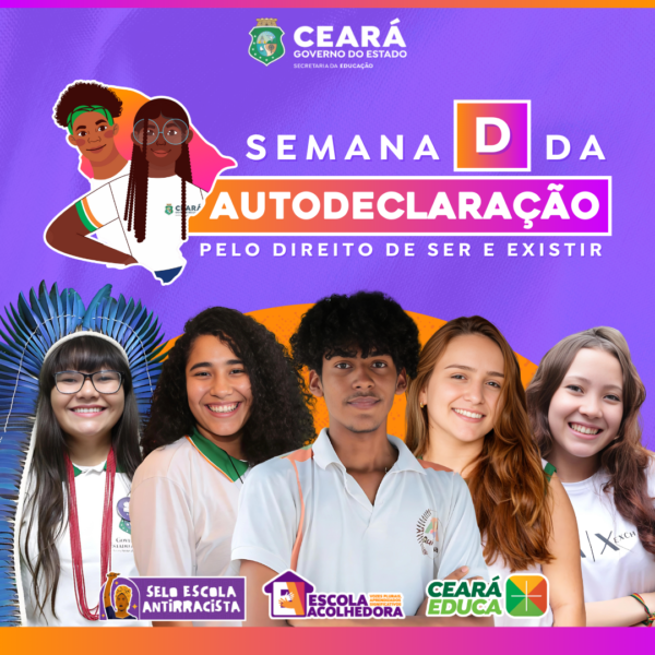 “Semana D” incentiva a autodeclaração étnico-racial de estudantes nas escolas estaduais