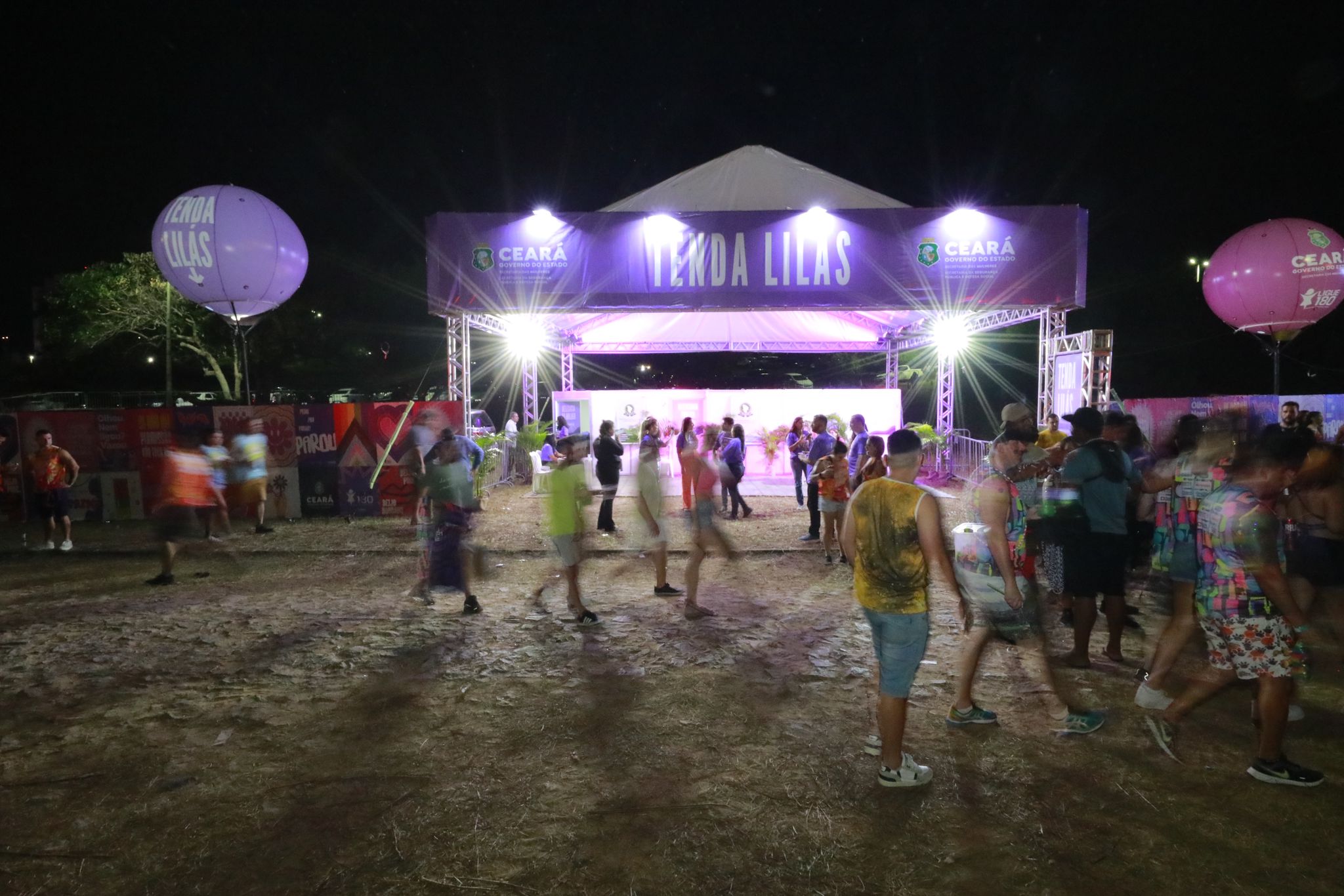 Tenda Lilás e Unidade Móvel da Casa da Mulher Cearense apoiarão o combate à importunação sexual na Festa do Pau da Bandeira, em Barbalha