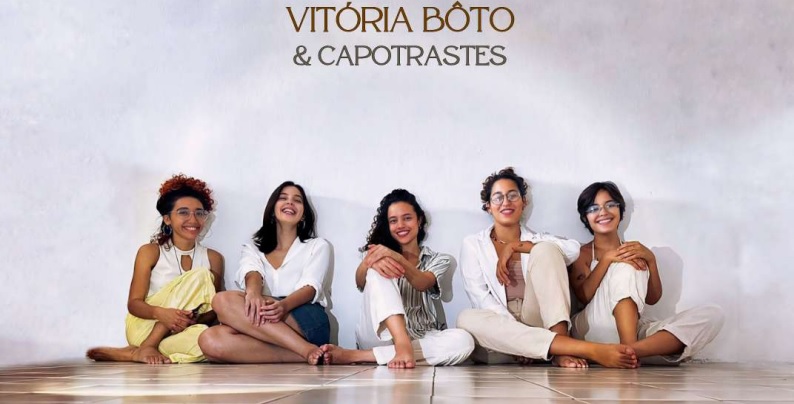 Vitória Bôto e Capotrastes fazem show gratuito no Teatro Dragão do Mar, na véspera do feriado