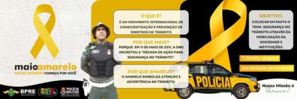 Maio Amarelo: PMCE realiza blitz educativa