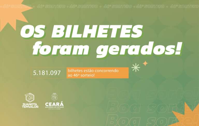 Sorteio Sua Nota Tem Valor: bilhetes da 46ª edição foram gerados