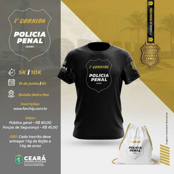 SAP promove 1ª corrida de rua da Polícia Penal do Ceará