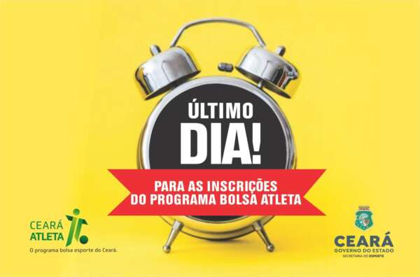 Inscrições para as 6 mil bolsas do Programa Ceará Atleta 2024 terminam nesta segunda-feira (6)