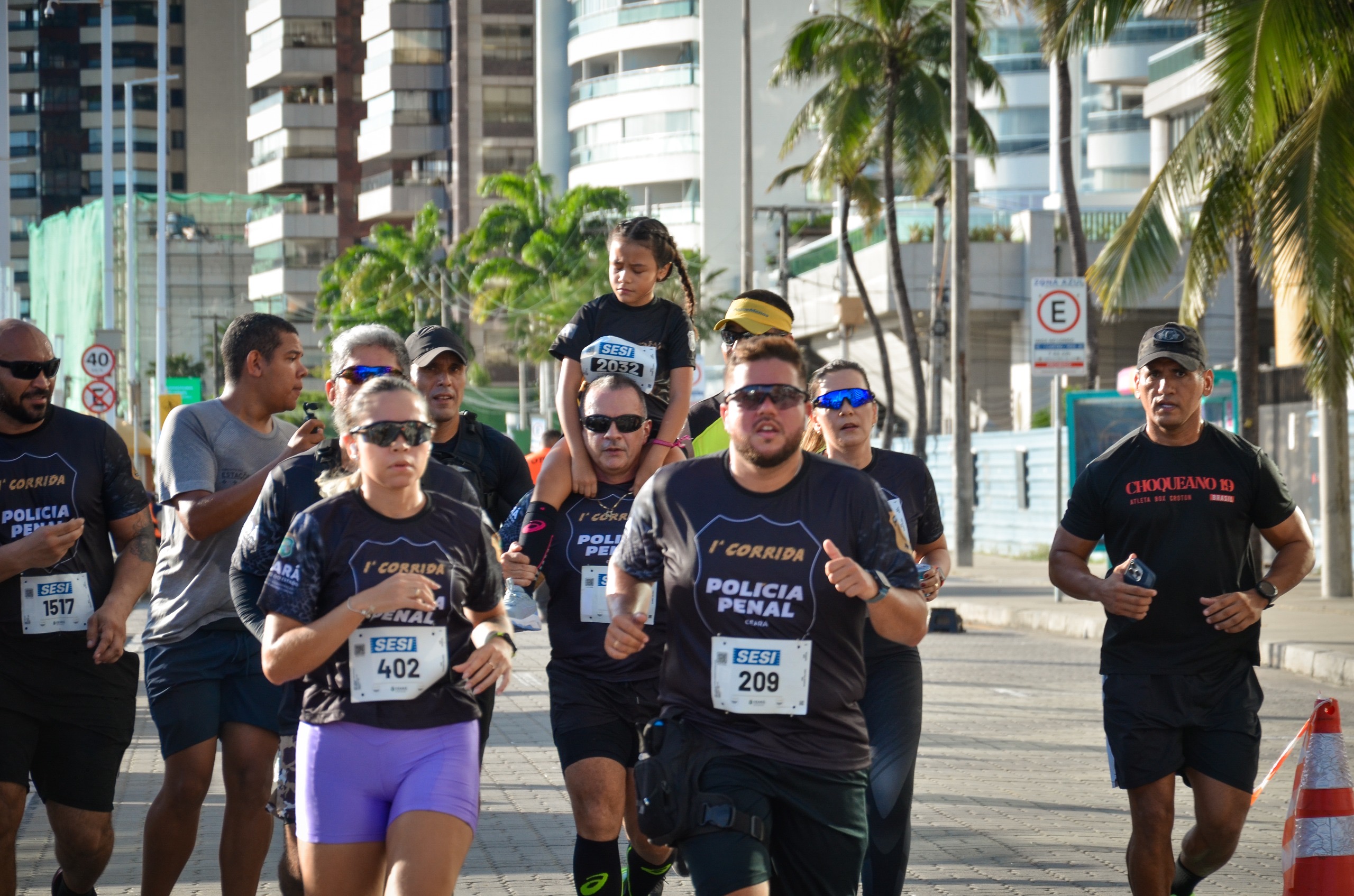 Alegria, integração e solidariedade marcam a 1ª corrida de rua da Polícia Penal do Ceará