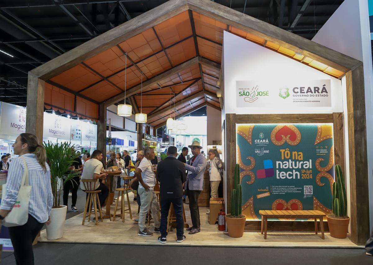 Estande do Ceará ganha selo “Viva Verde” na Naturaltech