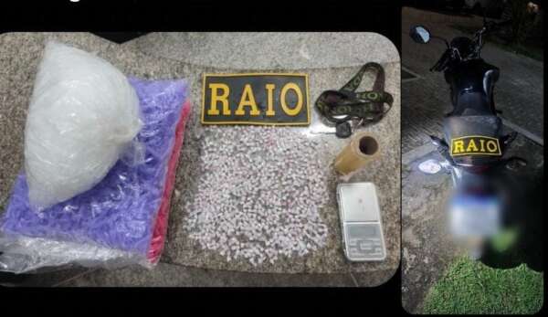 Polícia Militar recupera moto roubada e apreende 425 pedras de crack no Jangurussu
