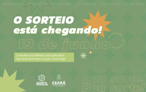47º sorteio do Sua Nota Tem Valor será nesta quarta-feira (19)