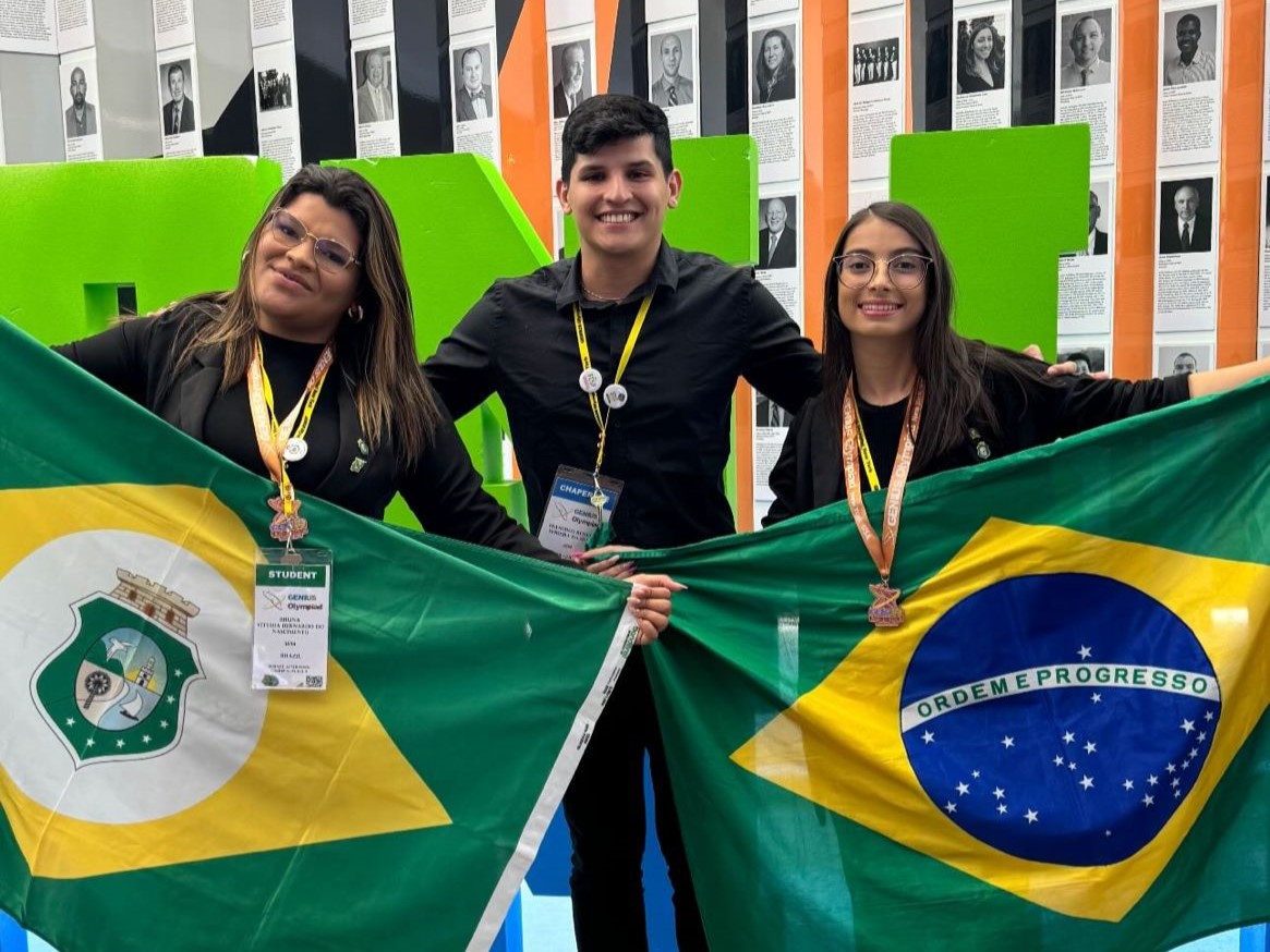 Projeto de escola em Pedra Branca é premiado na Genius Olympiad, em Syracuse (NY)