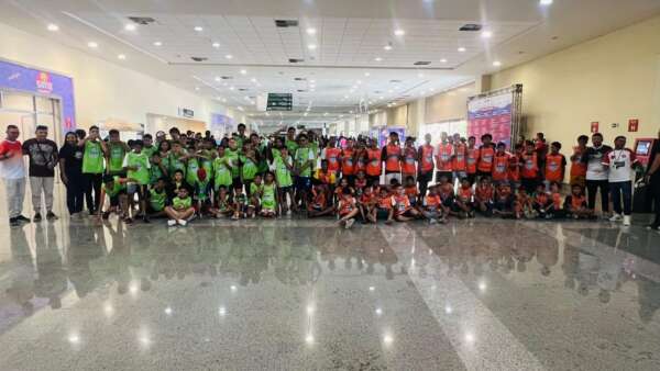 Alunos de projetos esportivos da Sesporte participam do Sana