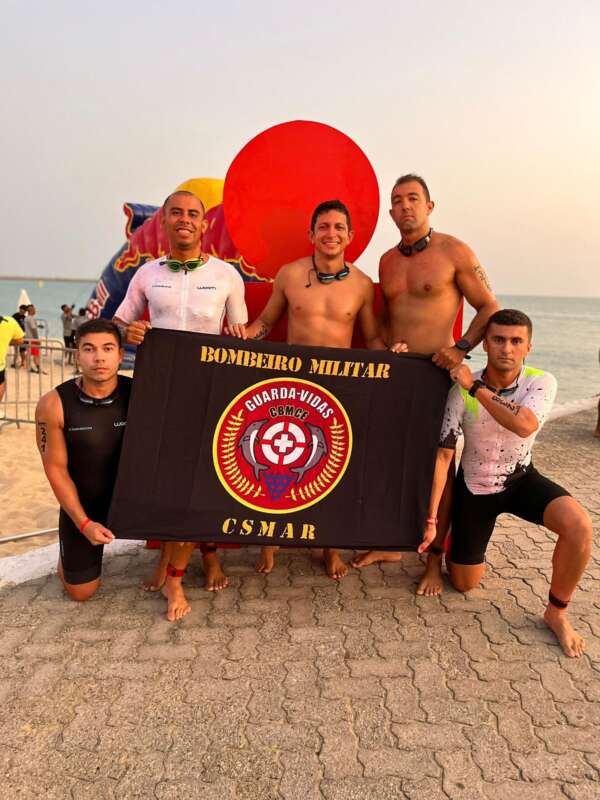 Cinco bombeiros militares completam prova do Ironman 70.3