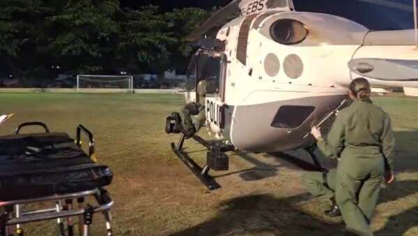 Ciopaer/SSPDS realiza transporte aeromédico de criança para hospital em Fortaleza