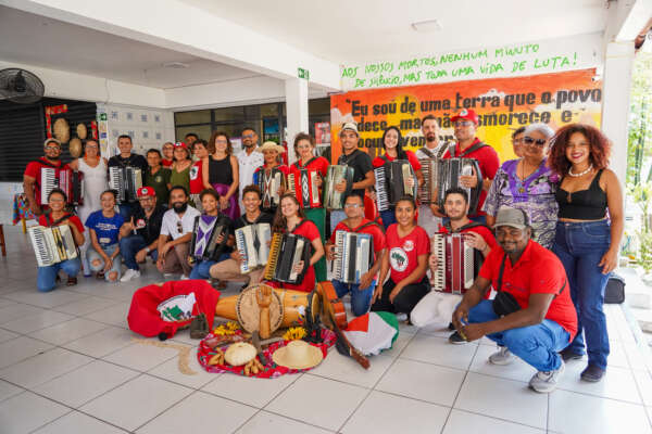 Com parceria do Projeto Abarca, Curso Nacional de Sanfona do MST conclui segunda etapa presencial no Ceará