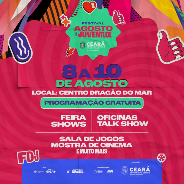 Governo do Ceará realiza primeira edição do Festival Agosto da Juventude