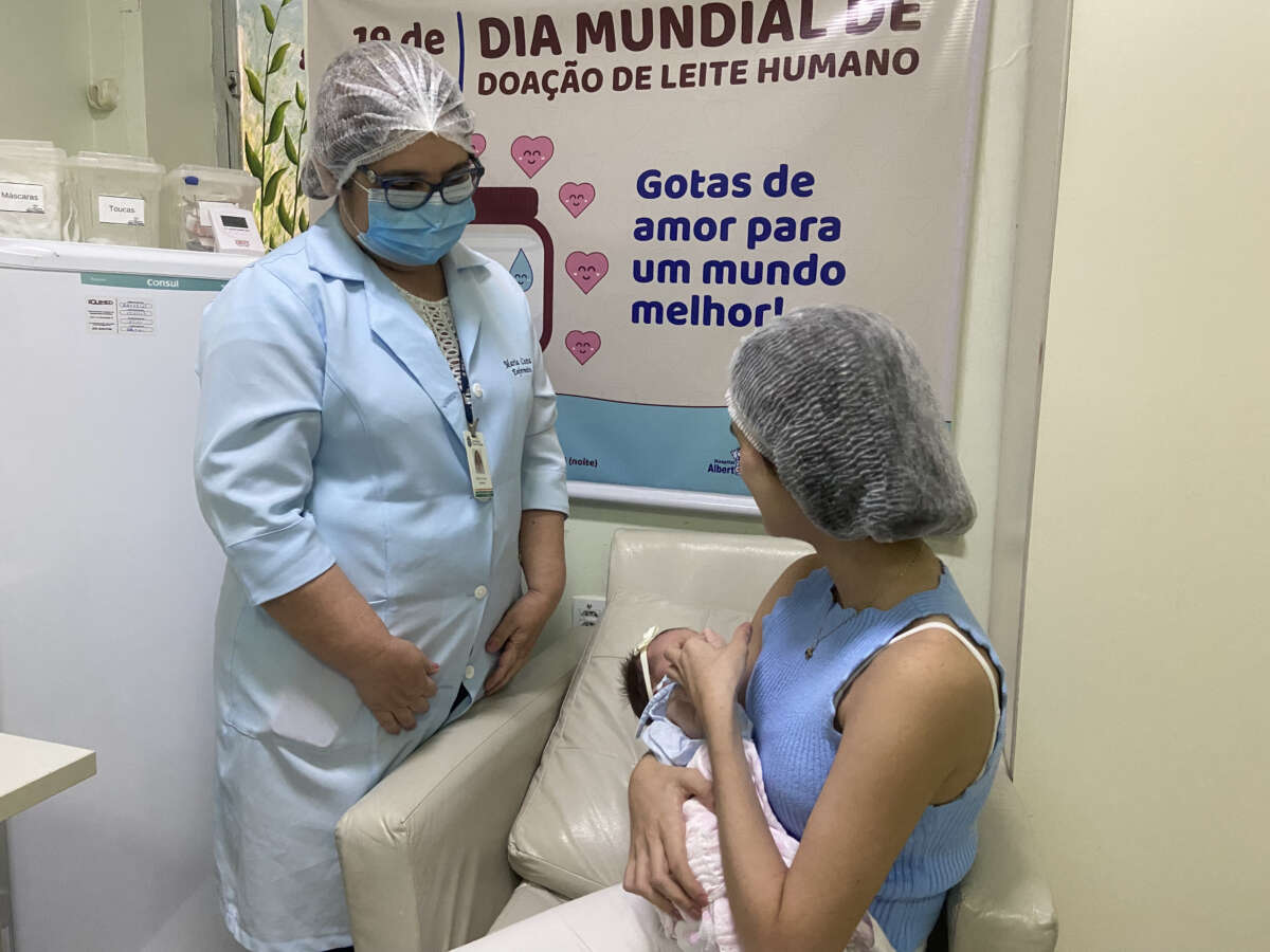 Agosto dourado: Hospital Infantil Albert Sabin promove ações educativas em incentivo ao aleitamento materno